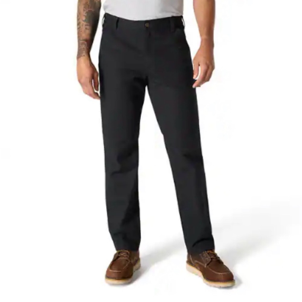 Carhartt Black Rugged Flex Straight Fit Work Pants